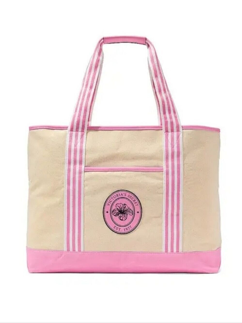 Victoria's Secret Canvas Tote Bag One Size NWT